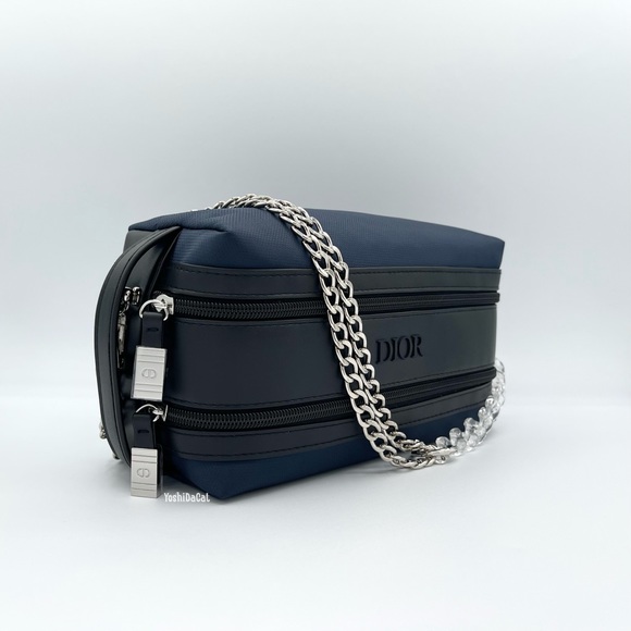 🆕 Dior Beauty Cosmetic Case to Convertible Crossbody/Shoulder/Sling Bag Handbag - Picture 7 of 14